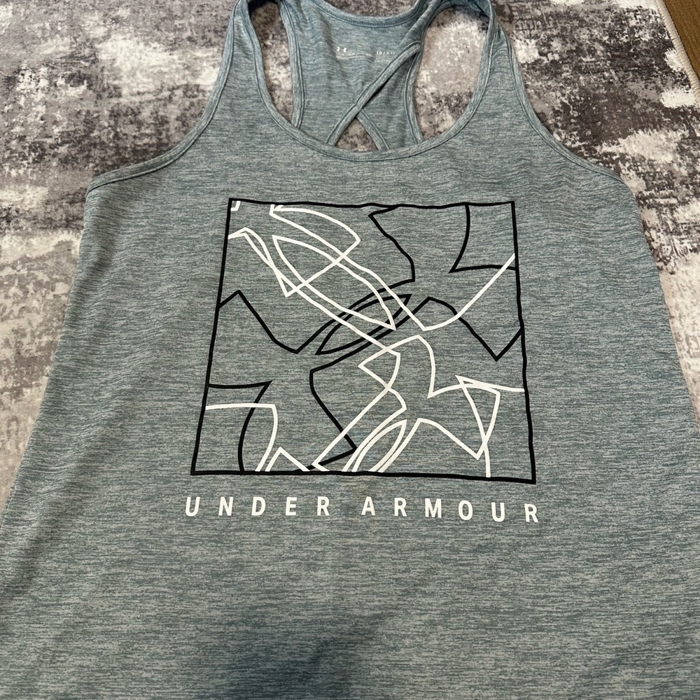Under Armour Women's Heathered Gray Tank Top